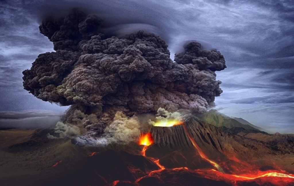What would happen if a Supervolcano bursts in 2021?