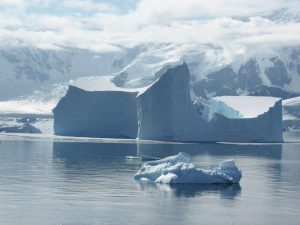 Which lake is hidden under the Antarctic ice?