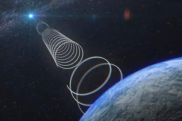 A mysterious radio signal recorded outside the Solar system