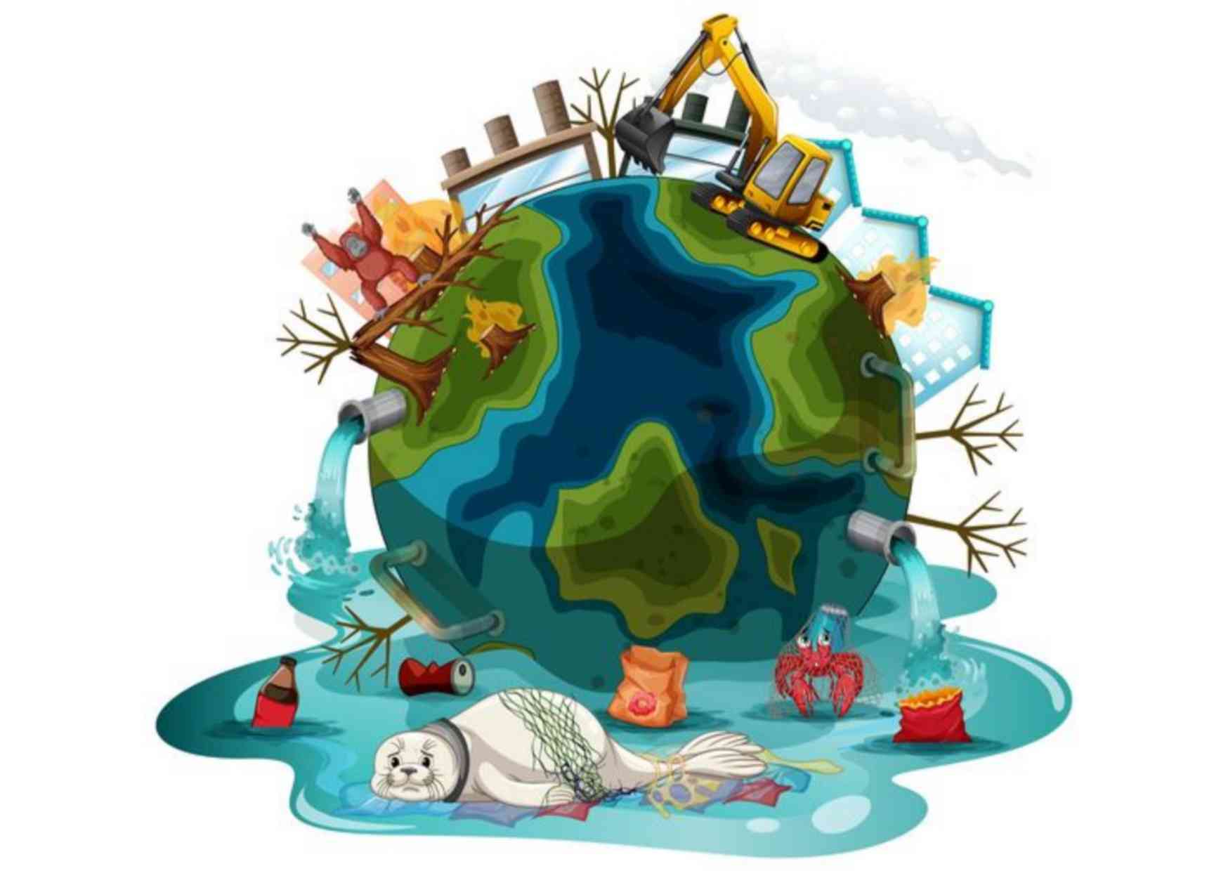 What are the 7 major Global environmental problems?
