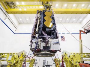 NASA's James Webb Space Telescope is set up for launch on 22 December