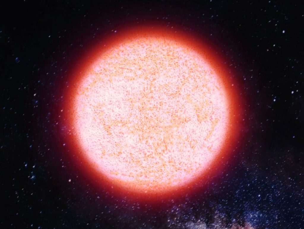 First Time in History: Red Supergiant Star Exploding in Massive Supernova