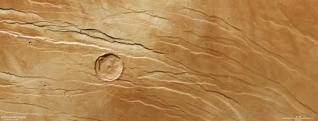 ESA's Mars Express Latest Images Reveals 'Claw Marks' on Martian Surface