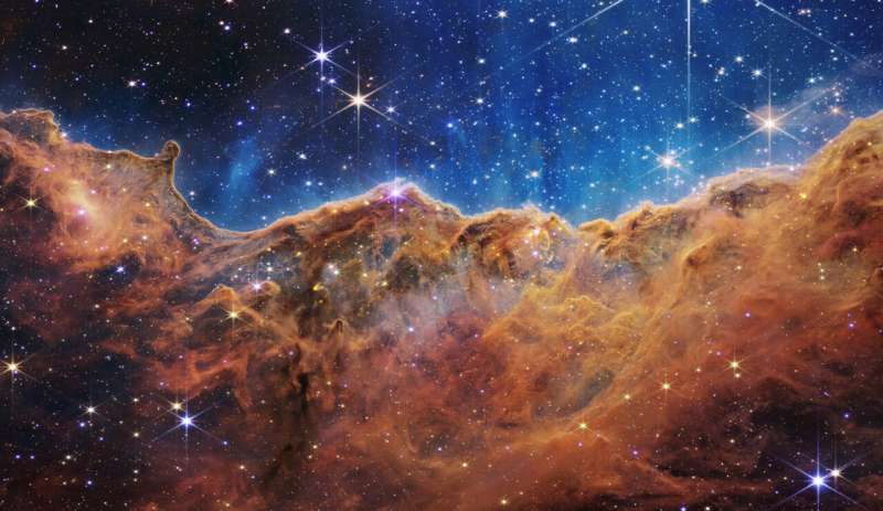 NASA's Webb Reveals Cosmic Cliffs, Scintillating Landscape Of Star Birth