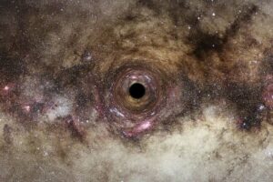 Beyond the Visible: Gravitational Lensing Reveals Monster Black Hole