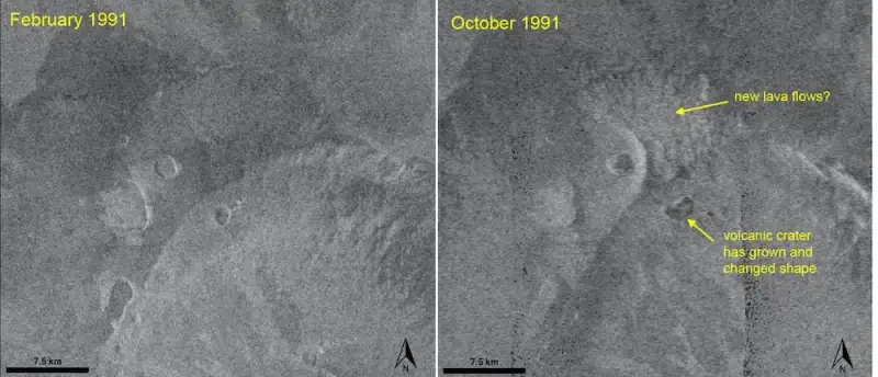 Active Volcanoes On Venus Found In 30 Years Old Magellan Data